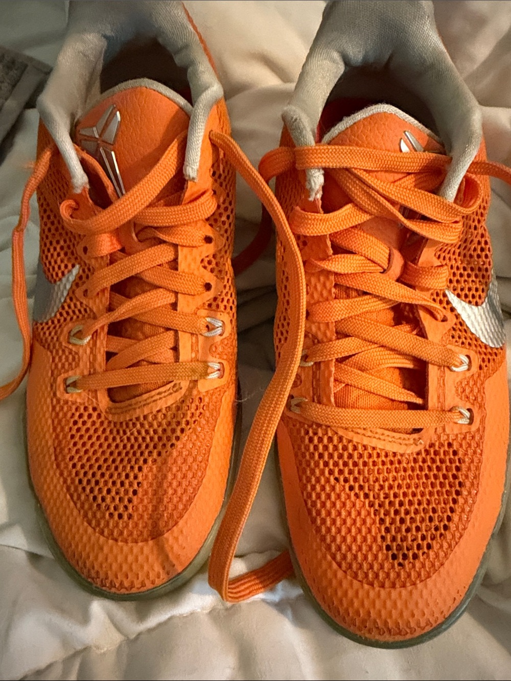Nike Cobi 11 Men's Bright Orange Mesh Athletic Sneakers
